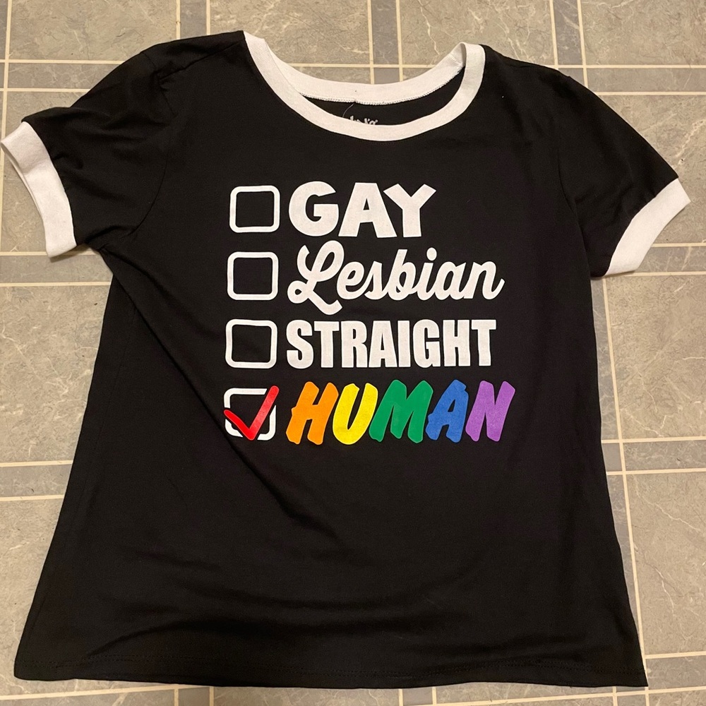 Gay,Lesbian, Straight, Human T-Shirt XL New